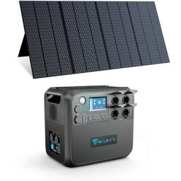 Kit de Groupe Electrogène 2200W/2048Wh AC200MAX avec 350W Panneau Solaire PV350,écologique