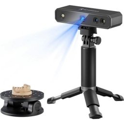 Mini Premium Scanner 3D lumière Bleue 0.02mm précision 10FPS avec Table tournante à deux axes et