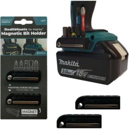 Stealthmounts - BH-MK-BLK-2 - Porte-embouts magnétique (2pcs) pour machines Makita lxt - noir