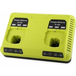 Double Port Chargeur de Rechange pour Ryobi 18V one+ P104 P105 P102 P103 P107 P108 260051002 P117