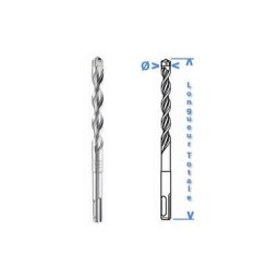 Foret X5L pour marteau perforateur SDS-Plus - 10 mm - 265 mm - Bosch