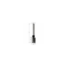 Fraise carbure droite 16 mm longue industrielle defonceuse queue 8 mm - CMT