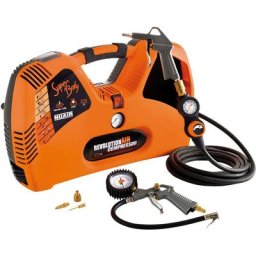 Compresseur - Sans Huile - Super Boxy - 2 l / 1.5 hp / 8 bar
