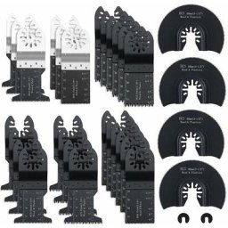 Kit d'accessoires pour lame de scie multi-outils, Betterlife 32 pièces Lames de scie universelles
