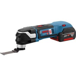 Bosch - Découpeur-ponceur gop 18V-28 - 2 batteries 5.0 Ah 18V, chargeur, coffret + 9 lames et 5