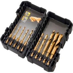DT50050-QZ - TITANIUMl'impact foret diamètre 3-3.2-3.5-4-4.5-5-6-8-10-12mm (10 ud) - Dewalt