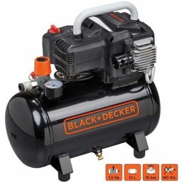 Black&decker - Compresseur d'air 12 l bd 195/12 nk 10 bar Puissance 1,5Hp
