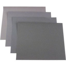 Set de feuilles abrasives pour ponçage manuel KWB 812316 Grain 40, 100, 150, 180 (l x l) 280 mm x