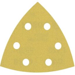 Accessories expert C470 2608900830 Feuille abrasive Delta perforé Grain 320 (l x l) 93 mm x 93 mm 5