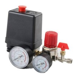 Seenlin - Compresseur d'air pressostat valve pressostat compresseur d'air avec manomètre régulateur