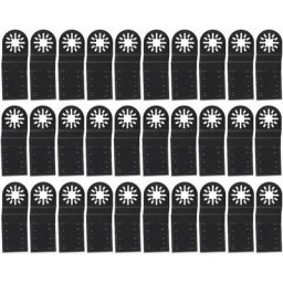 30pcs Lame de Scie Oscillante en Acier à Haute Teneur en Carbone Kit de Lame de Scie Oscillante
