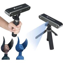 Pop 2 Premium 3D Scanner 0.05mm haute Précision 10FPS avec table tournante, Étui de
