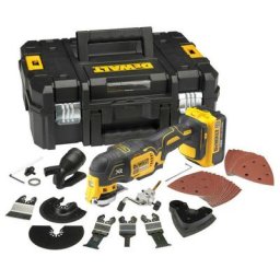 Multi-Cutter bl 18V Li-Ion (1x4,0 Ah) 32 accessoires en tstak Dewalt DCS355M1