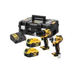 Lot perceuse dewalt DCD709 + visseuse a choc DCF809 18v (2 x 4Ah)
