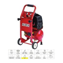 Alsafix - Compresseur 8 bars 10l sans huile - alair 10/200 oiless