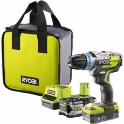 Ryobi - Perceuse-visseuse à percussion brushless 18V OnePlus - 2 batteries LithiumPlus 5Ah - 2Ah