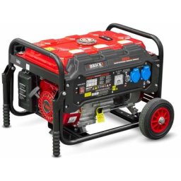 Groupe électrogène max 3000W avec roues - 2 prises - avr - Essence Brick