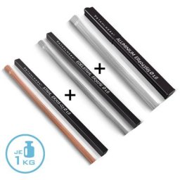 Stahlwerk - Kit de baguettes de soudage ER70S-G3 acier & ER307Si acier inoxydable fortement allié &