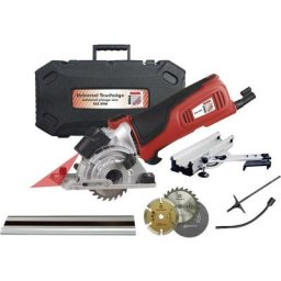 Mini-scie circulaire à main 89 mm + accessoires, + mallette Holzmann Maschinen TAS89M230V 600 w 1