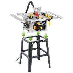 EnergySaw-254B3 Scie de table et d'établi Ø254mm 48 dents avec son support Flash system
