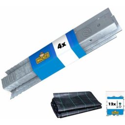 Ancrage au sol ancrage poteau SolidLock - set de ancrages pour aire de jeux & portique balançoire