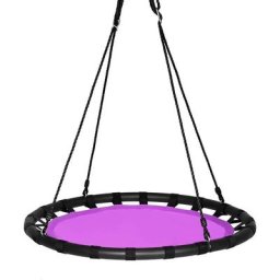 Nid de Balançoire pour Enfants φ100cm Extérieure, Balançoire Ronde Réglable en Hauteur de 100 à 160
