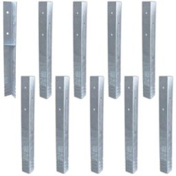 Ancrage au sol ancrage poteau SolidLock - set de ancrages pour aire de jeux & portique balançoire,