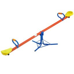 Deuba - Balançoire enfant extérieur en acier • à bascule tapecul • 200x67x70cm - jeu jardin
