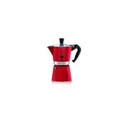 Moka color : machine à expresso emblématique sur la cuisinière, fait du vrai café italien, pot moka