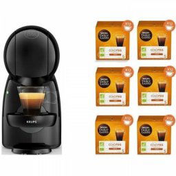 YY4511FD Nescafé Dolce Gusto Piccolo xs Machine a café + 6 boites de capsules bio, Cafetiere