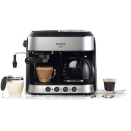 Cafetière Bari Prixton Double Fonction - 3 Cafés En 1 : Expresso, Américain Et Cappuccino