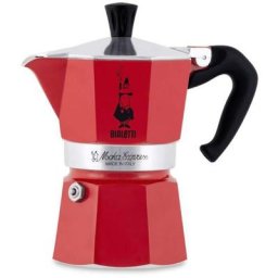 Bialetti - Moka Express 6 Cup Cafetière italienne rouge
