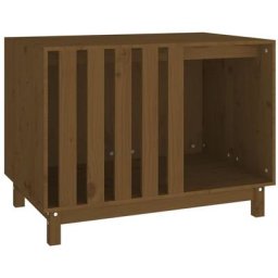 Vidaxl - Niche pour chien Marron miel 90x60x67 cm Bois de pin massif marron miel