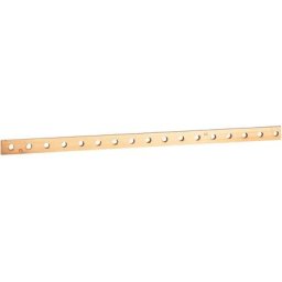 Barre cuivre plate rigide - 15x4 mm - 200 a admissibles - l. 990 mm