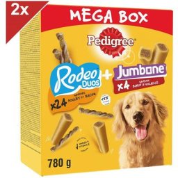 Mega Box Récompenses Rodeo Duos & Jumbone Friandises pour chien 2x780g - Pedigree