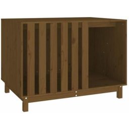 Vidaxl - Niche pour chien Marron miel 100x70x72 cm Bois de pin massif marron miel