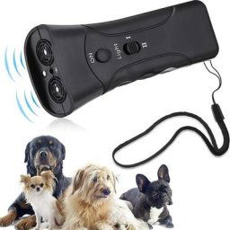 Dog Repeller Trainer Répulsif pour chien à double canal Outil de dressage de chien portable à