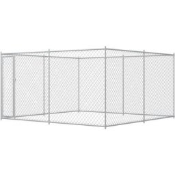 Vidaxl - Chenil extérieur pour chiens 383x383x185 cm n/a