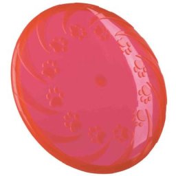 Frisbee Dog Disc, tpr, flottant pour chiens. ø 18 cm Coloris: aléatoires Trixie Multicolor