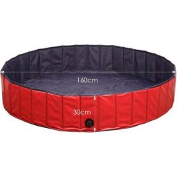 Piscine Grand pour Chien Pliable Piscine Baignoire Bassin de Baignade Bain pour Chien/Chat Animal