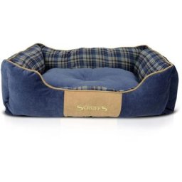 Lit à boîte pour chien Highland Bleu l Scruffs Bleu