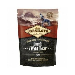 Croquettes pour chien adulte Carnilove agneau et sanglier sauvage sac 1,5 kg