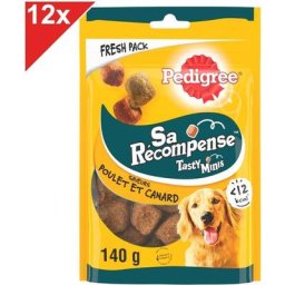 Sa Récompense saveurs poulet et canard Friandises pour chien 12x130g - Pedigree