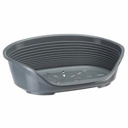 Corbeille Siesta Deluxe 10 - 93,5x68x28,5 cm - Gris foncé - Pour chien et chat - Ferplast