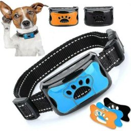 Miofth 3 In1 Collier anti-aboiement pour chien Dispositif d'aboiement excessif Sûr Inoffensif &