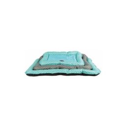 Matelas pour chien et chat Oxford imperméable, motif zigzag, tissu 100% imperméable, base