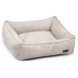 Lit nervuré pour chien 65x60x20 cm Gris clair Designed By Lotte n/a