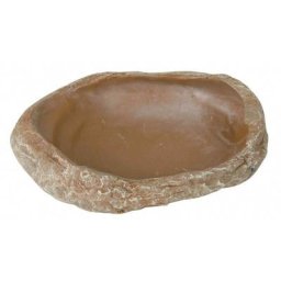 Ecuelle pour eau et nourriture pour reptile taille 15 × 3,5 × 12 cm h 3.5 cm Trixie Multicolor