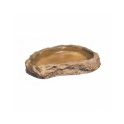 Exo Terra - Bol à nourriture pour reptiles Feeding Dish Moyen modèle 22 x 19 x 3,5 cm