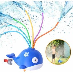 Baleine Jouet Arroseur d'eau, Jardin Arroseur Jouet pour Enfant Fontaine Jouet Arroseur de Baleine